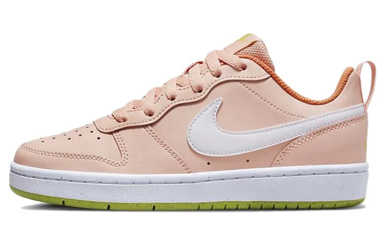(Youth) Nike Court Borough Low 2 Pink White BQ5448-800 Coiloa