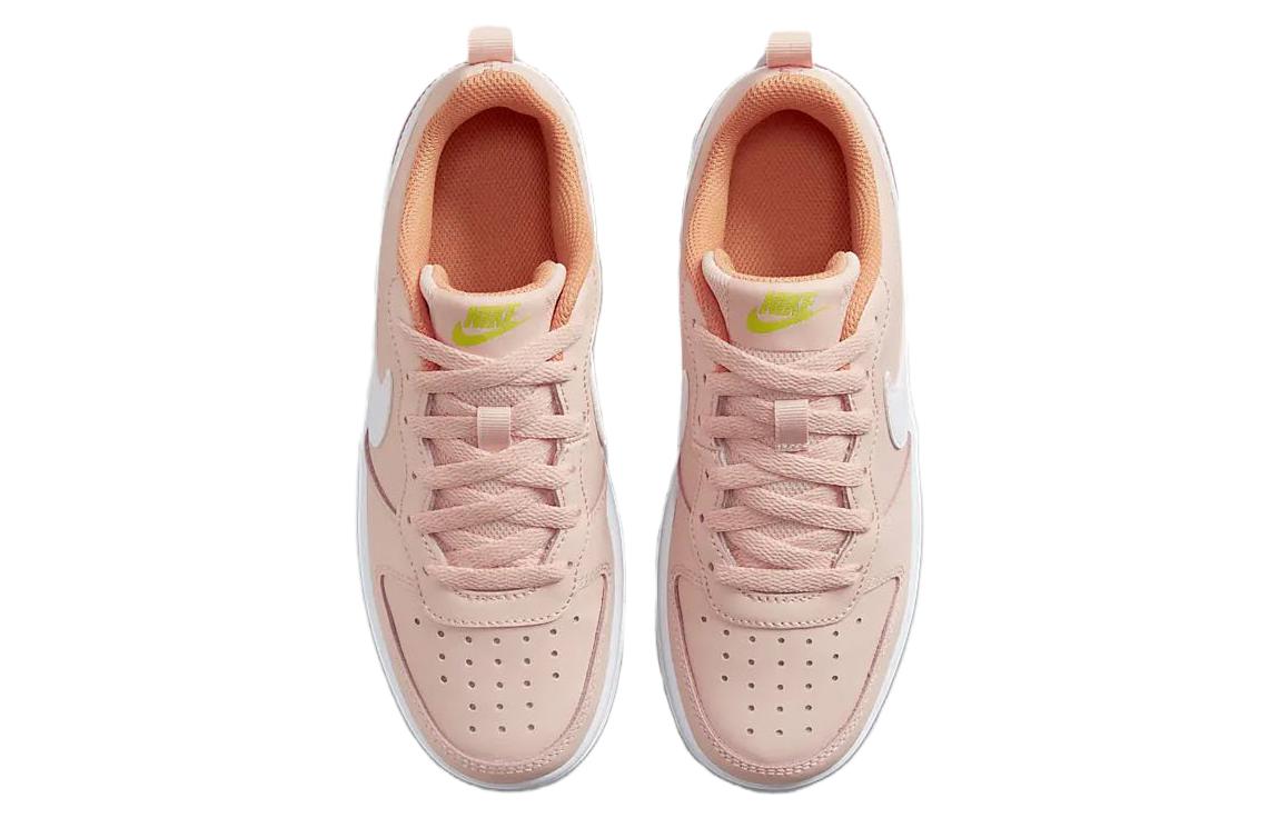 (Youth) Nike Court Borough Low 2 Pink White BQ5448-800 Coiloa - Image 4