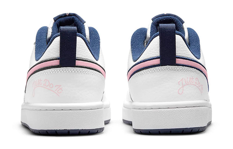 (Youth) Nike Court Borough Low 2 SE1 'White Blue Pink' DB3090-100 - Image 10