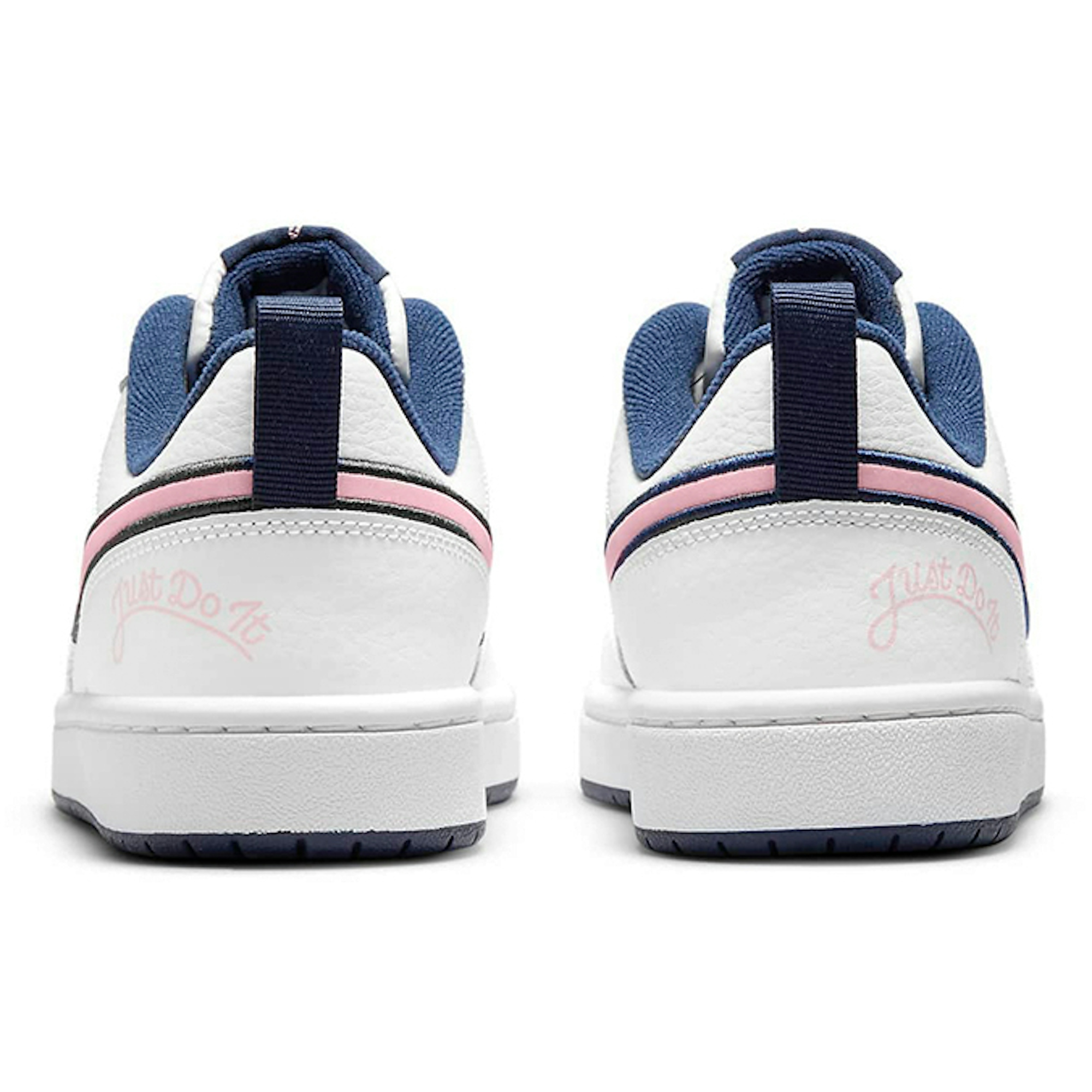 (Youth) Nike Court Borough Low 2 SE1 'White Blue Pink' DB3090-100 - Image 5
