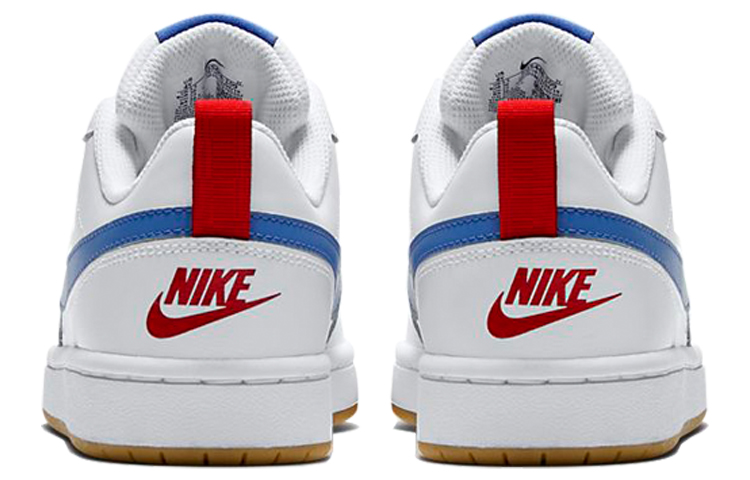 (Youth) Nike Court Borough Low 2 White Blue Red BQ5448-109 Moroen - Image 5