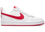 (Y) Nike Court Borough Low 2 &lsquo;White University Red&rsquo; BQ5448-103 Gloiber