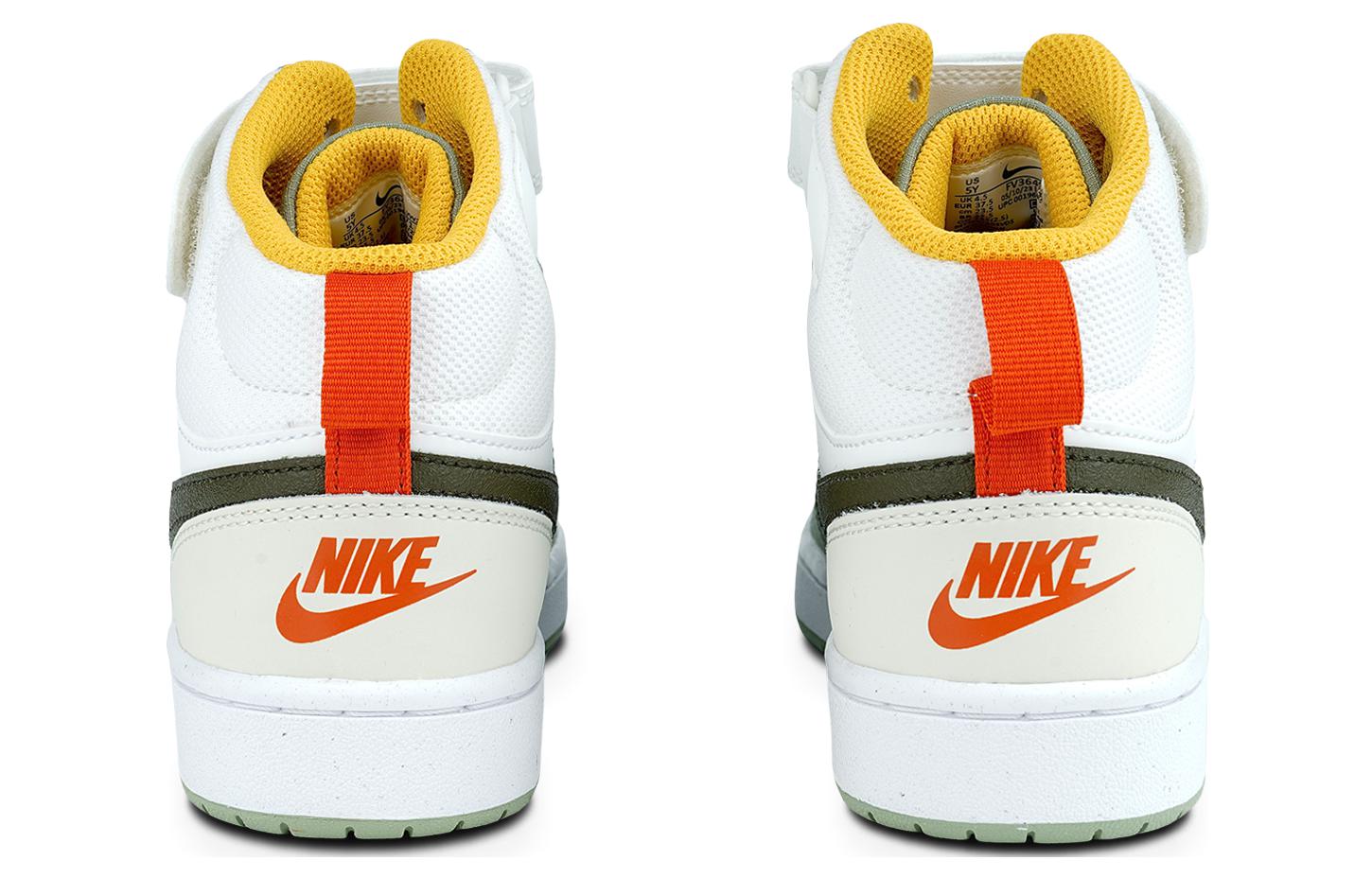 (Youth) Nike Court Borough Mid 2 Shoes 'Off White Green' FV3649-171 - Image 8