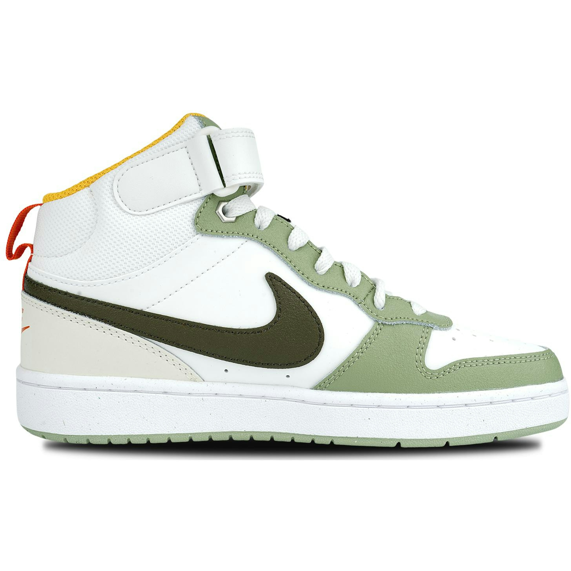 (Youth) Nike Court Borough Mid 2 Shoes 'Off White Green' FV3649-171 - Image 2