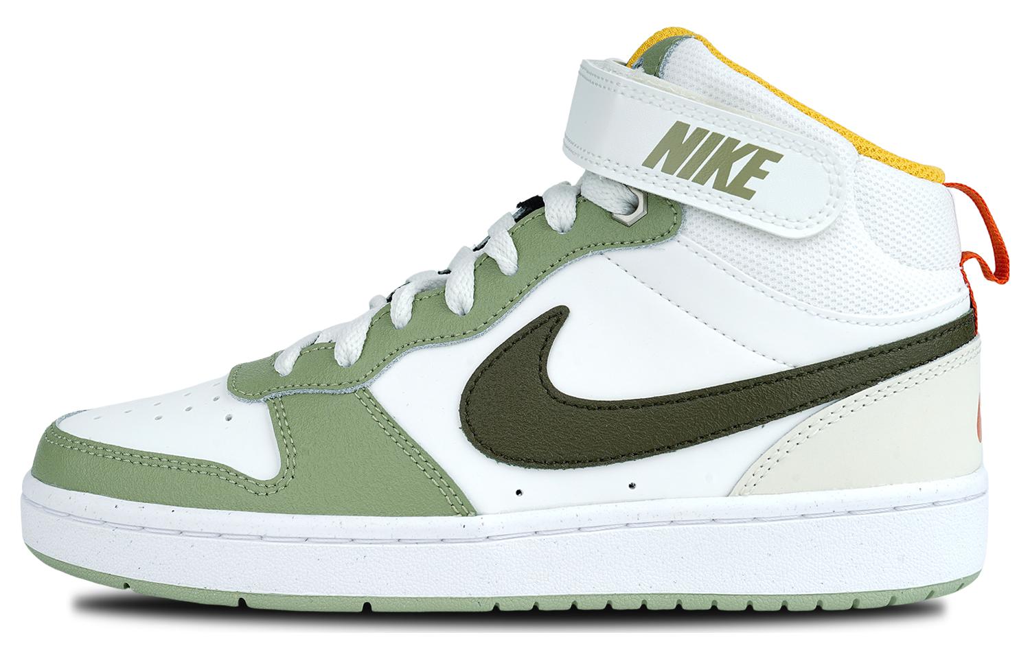 (Youth) Nike Court Borough Mid 2 Shoes 'Off White Green' FV3649-171